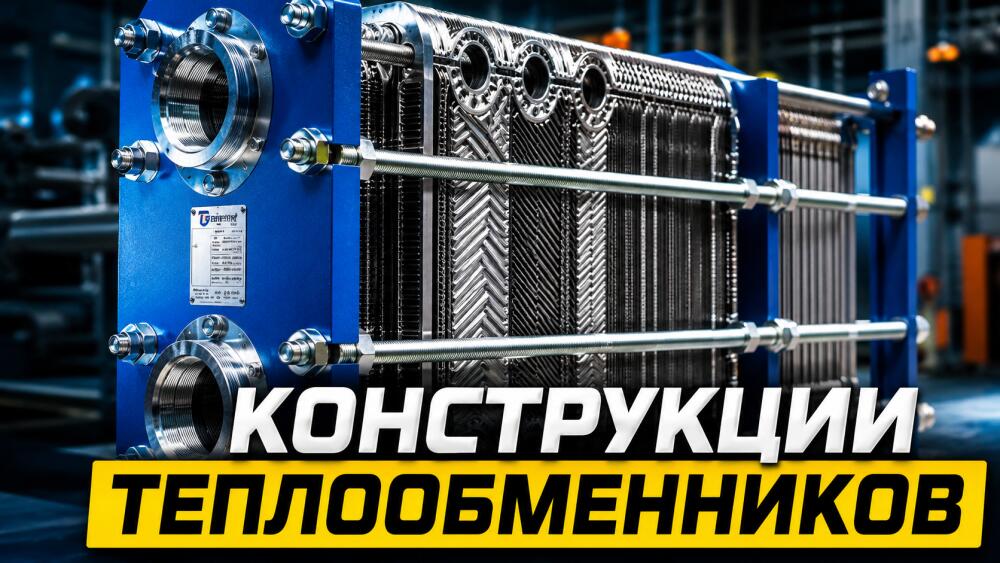 Типы конструкций теплообменников для различных рабочих сред