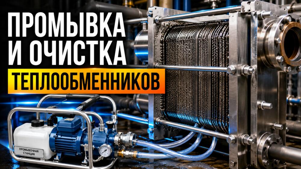 Инструкция по промывке и очистке пластинчатых теплообменников
