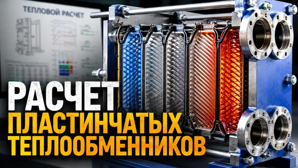 Методики и примеры расчета пластинчатых теплообменников