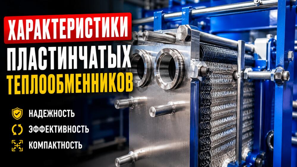 Технические характеристики, ГОСТ, вес и размеры пластинчатых теплообменников