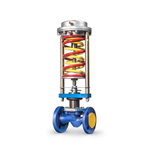 Регулятор давления «перепуска» RDT-B с исполнением диапазона настройки 2.1 (0,5...5,8 бар), PN25, Теплосила