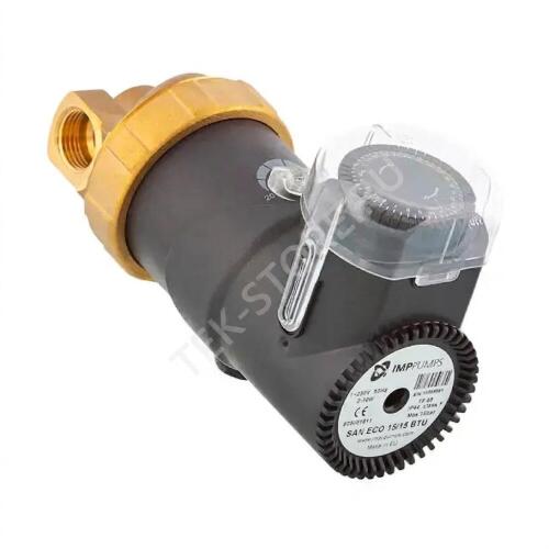 Циркуляционный насос SAN ECO PRO 15/15 BU с таймером, Rp 1/2", 1х230 В, 9 Вт, корпус бронза, IMP 979527869
