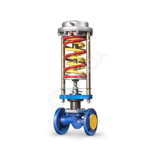 Регулятор давления «перепуска» RDT-B с исполнением диапазона настройки 1.2 (0,24...3,0 бар), PN25, Теплосила