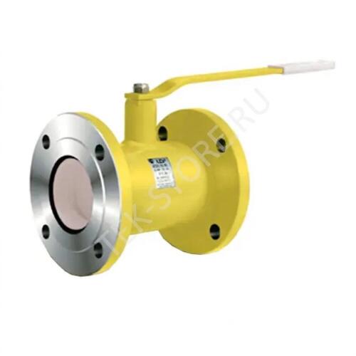 Шаровой стальной кран для газа ф/ф Ду 100 Ру 16, с ручкой, LD КШ.Ц.Ф.GAS.100/080.016.02