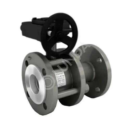 Шаровой стальной кран разборный фланец/фланец с механическим редуктором, полнопроходной, 11С67П, Ду 50-150 Ру 16, LD