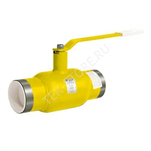 Шаровой стальной кран для газа с/с Ду 125 Ру 25, с ручкой, LD КШЦП Gas 125/100.025.Н/П.02